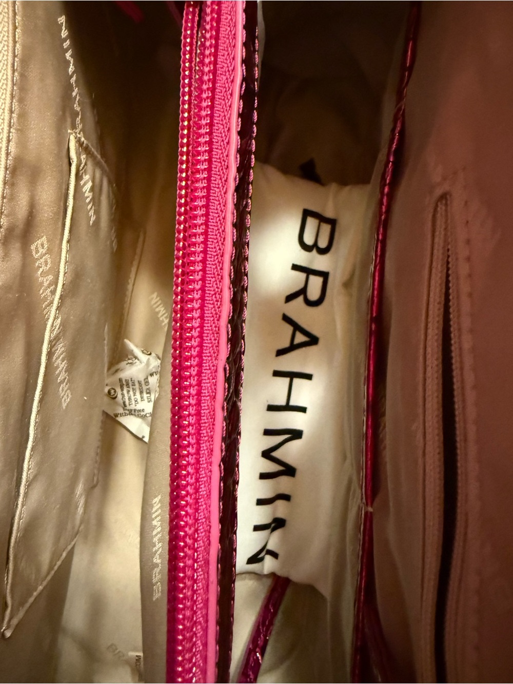 Brahmin Voltage Violet small Finley HTF color - Picture 5 of 5